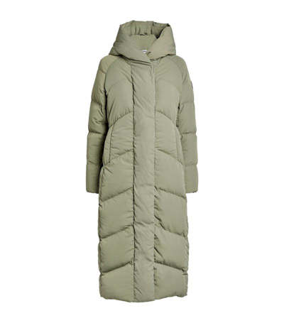 Shop Canada Goose Marlow Padded Coat In Green
