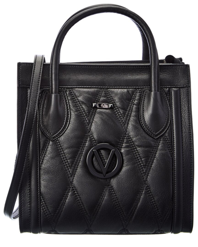Shop Valentino By Mario Valentino Ade Matelasse Leather Tote In Black