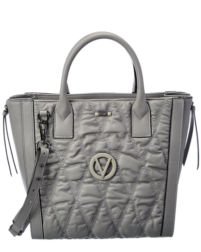Valentino By Mario Valentino Charmont Matelasse Leather Tote In Grey |  ModeSens