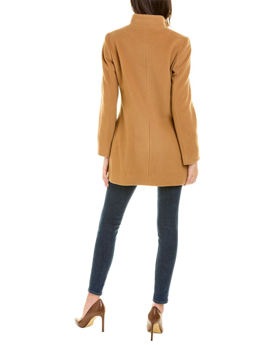 Cinzia Rocca Icons Wool & Cashmere-blend Coat In Brown