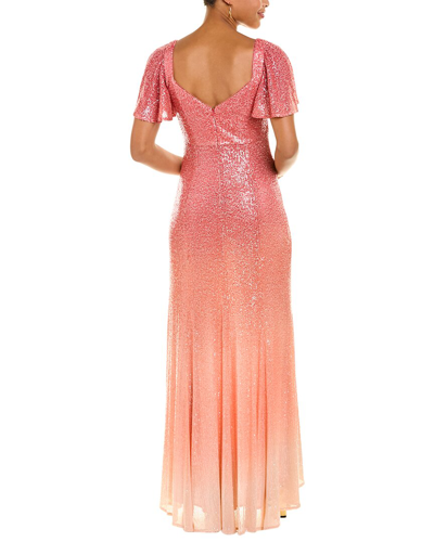 Shop Theia Estelle Sequin Gown In Red