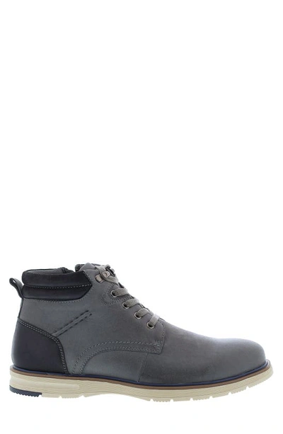 Shop English Laundry Dariel Colorblock Leather Boot In Grey