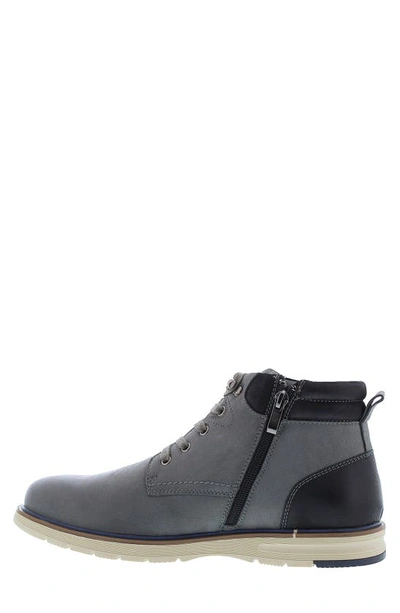 Shop English Laundry Dariel Colorblock Leather Boot In Grey