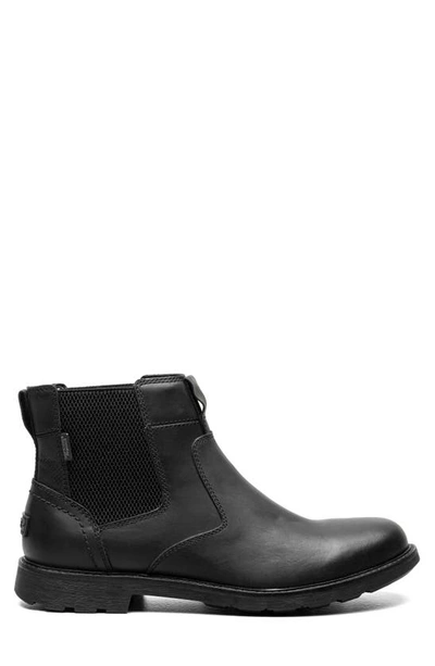 Nunn Bush 1912 Pt Chelsea Mens Mixed Media Leather Chelsea Boots In Black