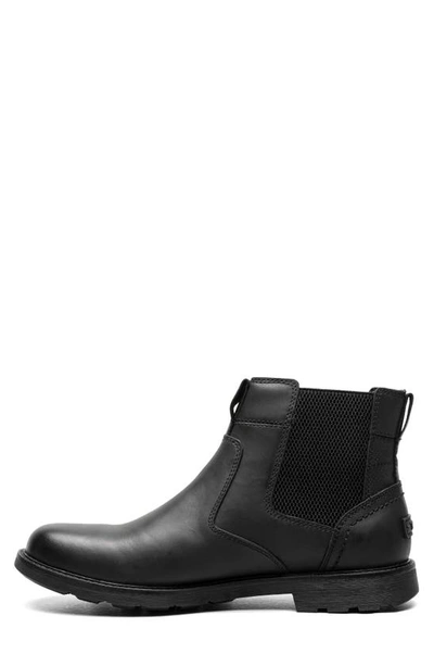 Nunn Bush 1912 Pt Chelsea Mens Mixed Media Leather Chelsea Boots In Black