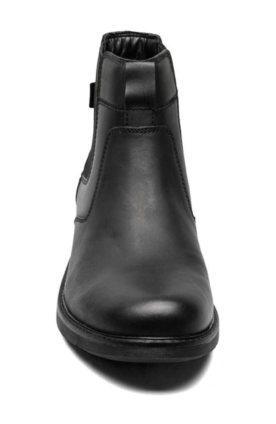 Nunn Bush 1912 Pt Chelsea Mens Mixed Media Leather Chelsea Boots In Black
