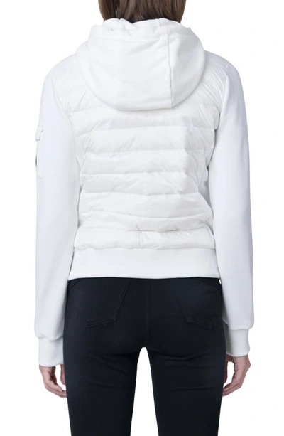 The Recycled Planet Company Luna Recycled Nylon Down Puffer Jacket In White