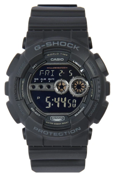 Shop G-shock 'super Luminosity' Digital Watch, 48mm In Black