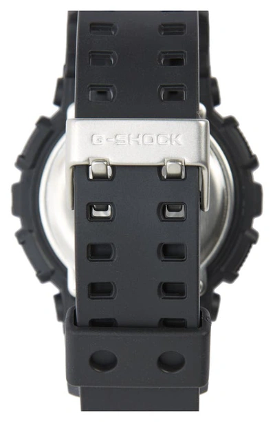 G-shock Men's Xl Digital Black Resin Strap Watch Gd100-1b In Black