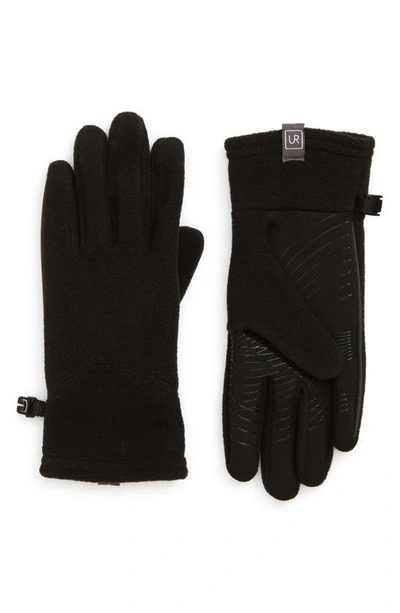 Shop Ur Fleece Gloves In Black