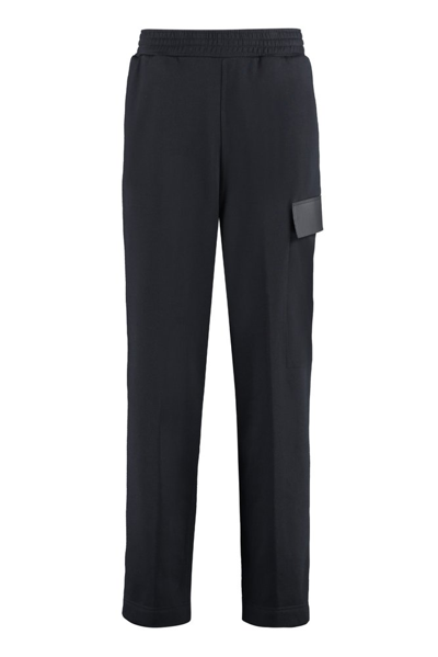 Shop Givenchy Elasticated Waist Cargo Trousers In Black
