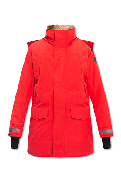 Shop Canada Goose Sherridon Hooded Parka In Red