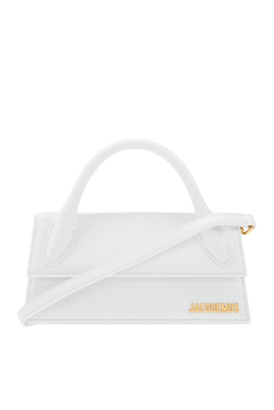Shop Jacquemus Le Chiquito Long Tote Bag In White
