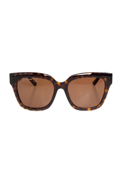Shop Balenciaga Eyewear Rive Gauche D Frame Sunglasses In Multi