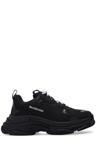 Balenciaga Triple S Sneakers In Black | ModeSens