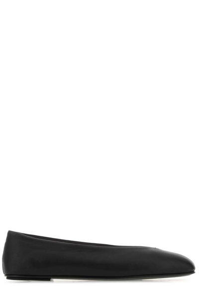 Shop The Row Slip On Flats In Black