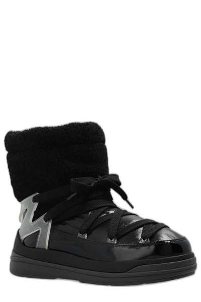 Shop Moncler Insolux Snow Boots In Black