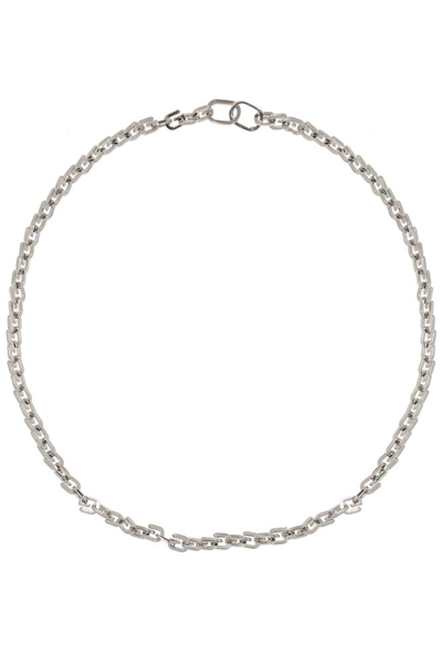 Shop Givenchy G Chain Necklace In Silver