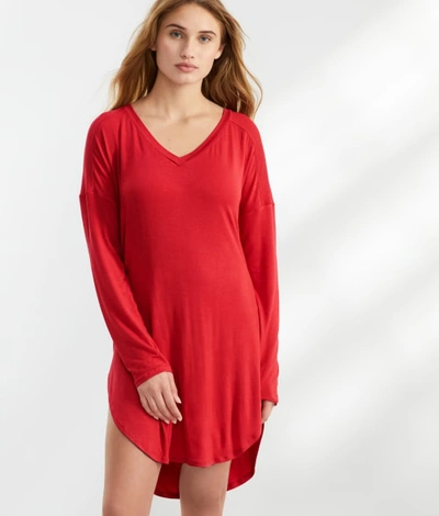 Shop Bare The Comfiest Sleep Shirt In True Red