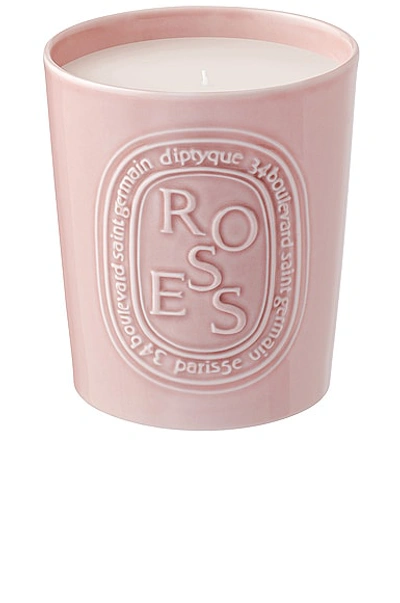 Shop Diptyque Roses Candle In N,a