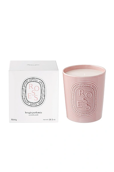 Shop Diptyque Roses Candle In N,a
