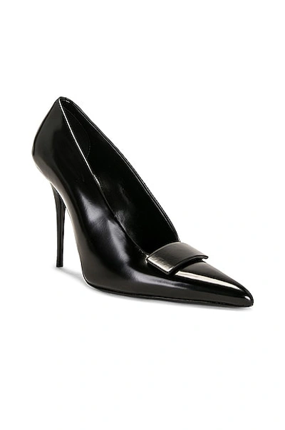 Shop Saint Laurent Kayla 110 Heels In Nero