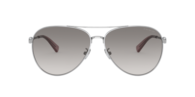 Shop Coach Woman Sunglasses Hc7140 Cd474 In Grey Gradient