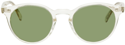 Shop Oliver Peoples Yellow Romare Sun Sunglasses In Pale Citrine
