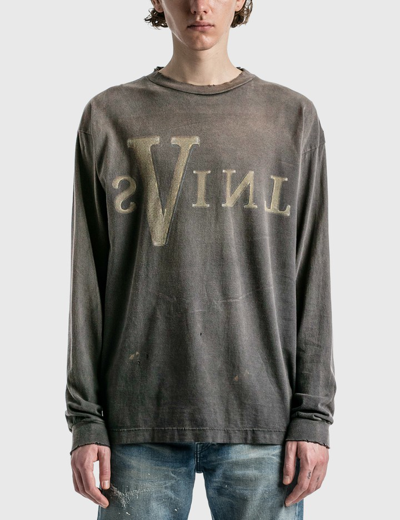 Shop Saint Michael X Vlone Maria Long Sleeve T-shirt In Black