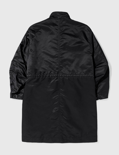 Shop Undercover Nylon Coat In Black
