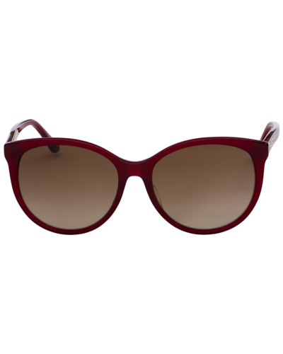 Shop Gucci Women's Gg0729sa 56mm Sunglasses In Red