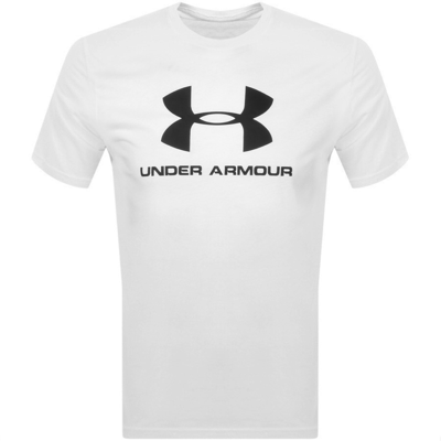 Shop Under Armour Logo T Shirt White