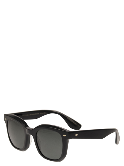 Shop Brunello Cucinelli Acetate Filù Sunglasses With Classic Lenses In Black