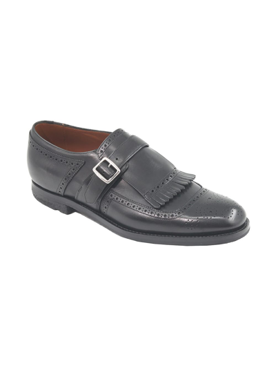 Shop Church's Monk Strap Loafer In Calf Leather In Nero