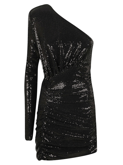 Shop Alexandre Vauthier One Shoulder Dress In Black