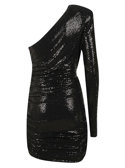 Shop Alexandre Vauthier One Shoulder Dress In Black