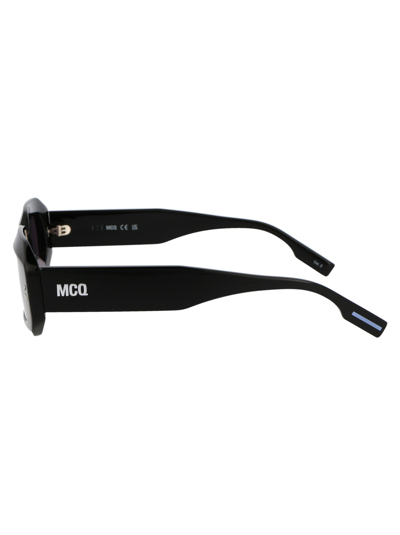 Shop Mcq By Alexander Mcqueen Mq0361s Sunglasses In 001 Black Black Smoke
