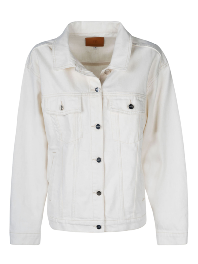 Shop Anine Bing Rory Jacket In Ecru/white