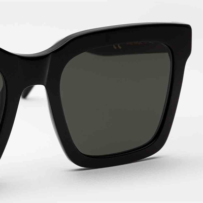 Shop Retrosuperfuture Sunglasses In Nero/grigio