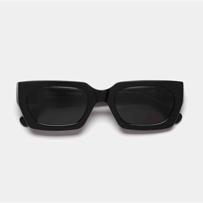 Shop Retrosuperfuture Sunglasses In Nero/grigio