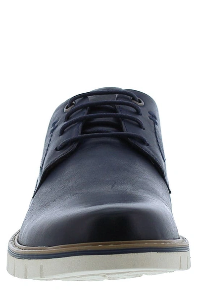 Shop English Laundry Bruce Leather Derby In Navy