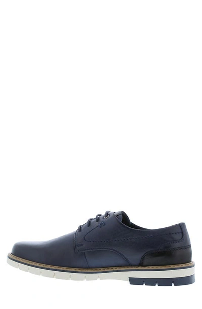 Shop English Laundry Bruce Leather Derby In Navy