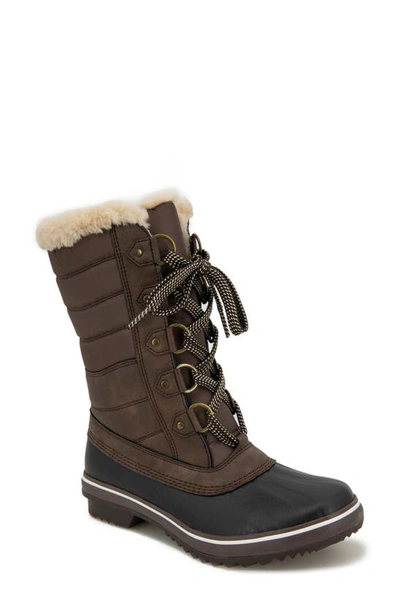 Jambu Siberia Waterproof Faux Fur Lined Boot In Brown