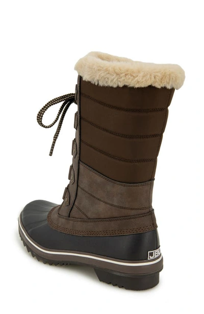 Jambu Siberia Waterproof Faux Fur Lined Boot In Brown