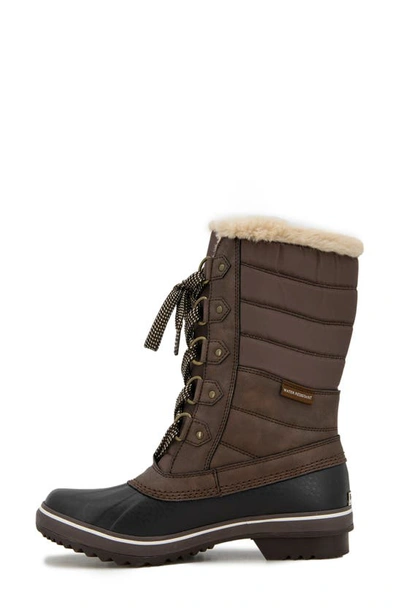 Jambu Siberia Waterproof Faux Fur Lined Boot In Brown