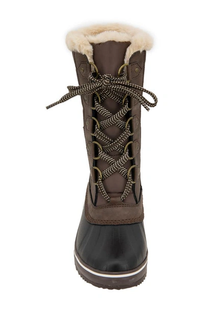 Jambu Siberia Waterproof Faux Fur Lined Boot In Brown