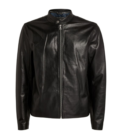 Shop Rag & Bone Archive Leather Jacket In Black