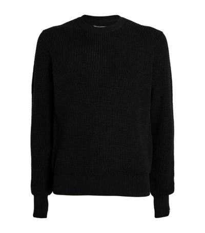 Shop Rag & Bone Cotton Dexter Sweater In Black