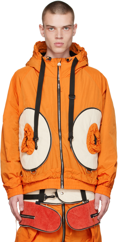 Shop Craig Green Orange Packable Jacket
