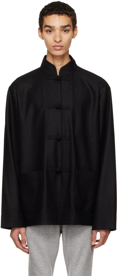 Shop Uniform Experiment Black Toggle Jacket